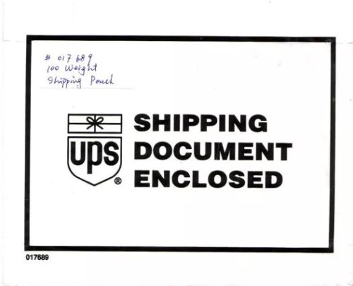 UPS Verzenddocumentenvelop