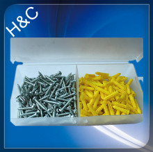 fisher type wall plug plastic anchor