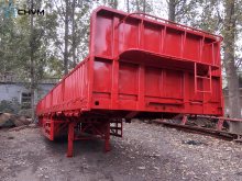 Used 3 Axles Side Wall Trailer