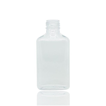 Botol botol segi empat tepat rata haiwan kesayangan dengan bahagian atas filp