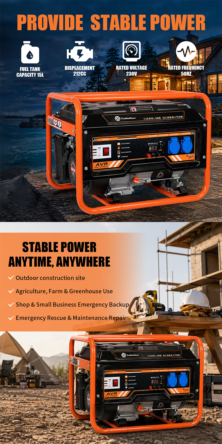 Generadores de gasolina convencionales AVR AVR Conventional Gasoline Generators
