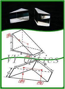 Prisme équilatéral de prisme optique à angle droit