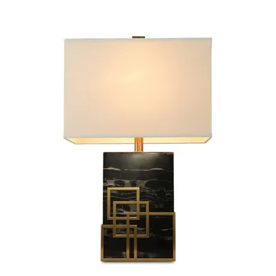 Elegant Marble Table Lamp for Living Room and Bedroom Decor