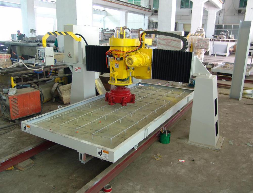 Automatic Bridge Type Single-Head Stone Polishing Machine Both for Granite and Marble with Different Heads