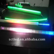 Changing colors beautiful led digital tube for outline of building