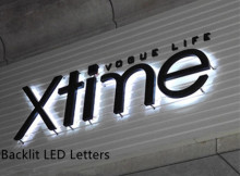 Custom Logo LED Signs Laser Cut