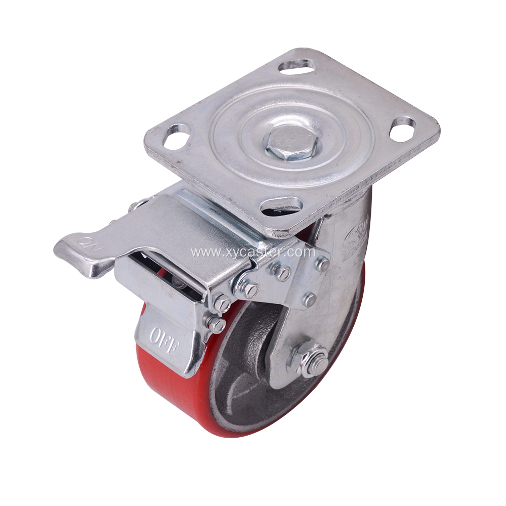 Heavy Duty 5 Inch Brake Caster Wheels