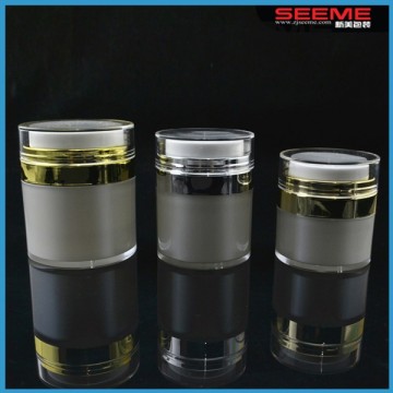 cosmetic airless jar packaging wholesale, acrylic cosmetic airless jar