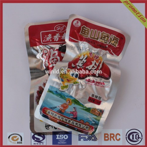 zip aluminium foil food bag