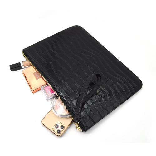 Female Clutches Handbag Large Black Evening Bag