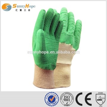 latex coated gloves with cotton lining