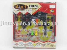 Plastic Toy ,9 in 1 Play Chess
