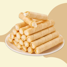 Automatic Coconut Flavored Egg Rolls and Strawberry Egg Roll Making Machine