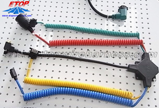 Assemblaġġ Coiled Cable Harness