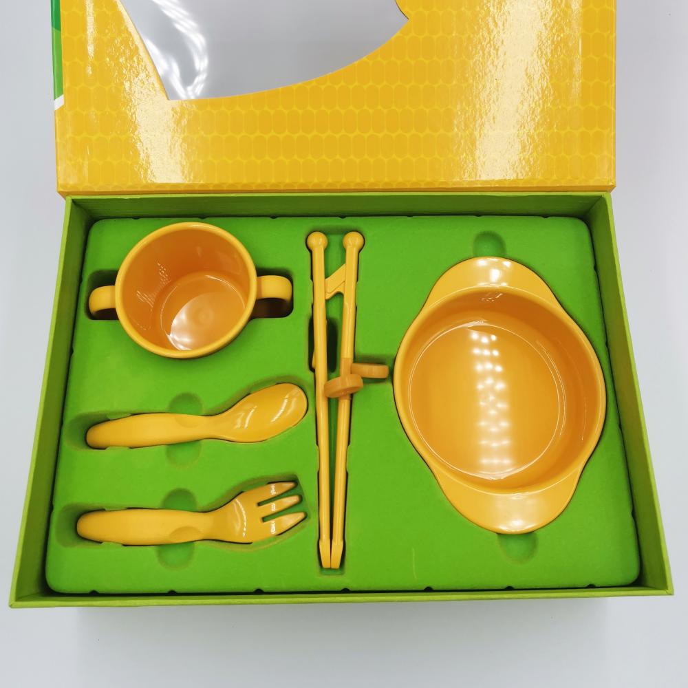 Compostable Corn-based Toddler Dinnerware Set 