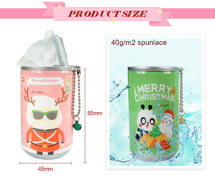 Fast delivery home electronic equipment wipe wipes restaurant christmas design wet wipes