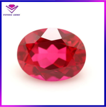 Oval Ruby Gems Price Loose Created Corundum in Stock