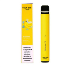 Logotipo personalizado Strawberry Banana 800 Puffs Vape Pen