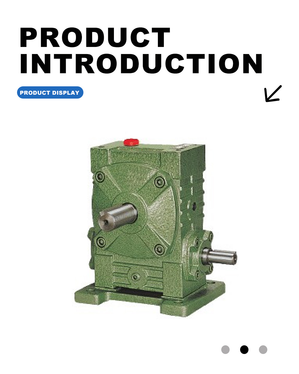 WPWA Промышленный червячный блок передачи X WPWA Industrial Worm Transmission Unit X