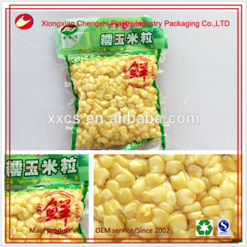 Heat shrink corn vacuum packaging ,sweet corn vacuum bag
