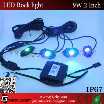 12V Voltage and Rock Lights Type Blue Car Decorative Lights