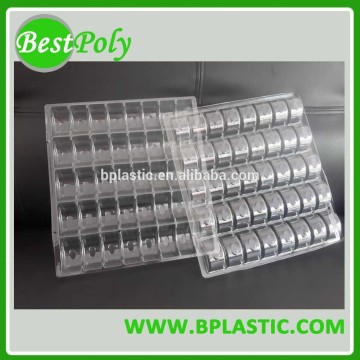 Recycled clear plastic egg tray polystyrene tray