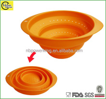 silicone collapsible colander