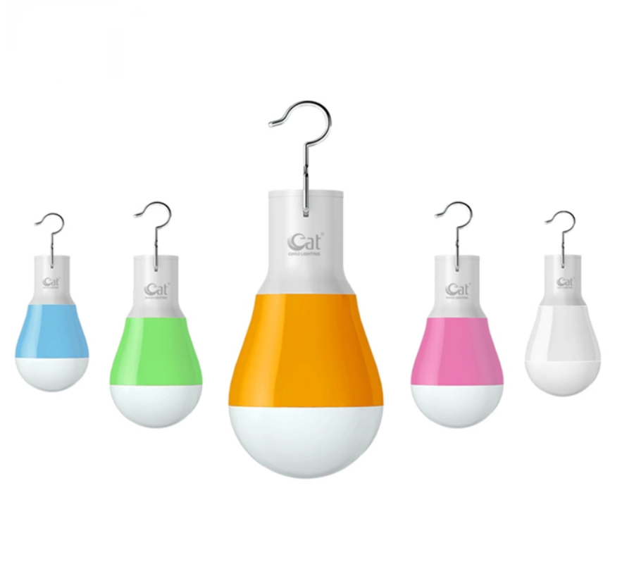 Multi-fonction avec une ampoule d'urgence LED rechargeable USB