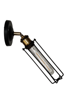 Black Iron Wall Lamp For Decor