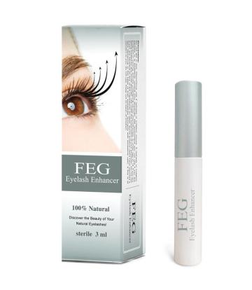 Natural and Effective Eyelash Growth Serum-Safe FEG Eyelash Enhancer #