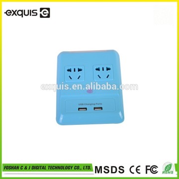 factory price white double usb wall socket,Usb wall socket,Smart Socket