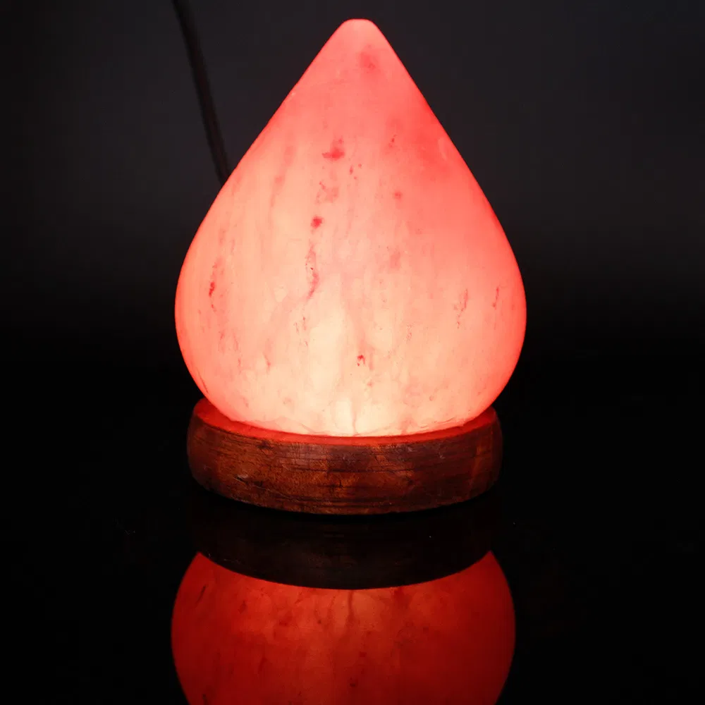 Wholesale Himalayan Salt Lamp with LED Lights for Home Decoration
