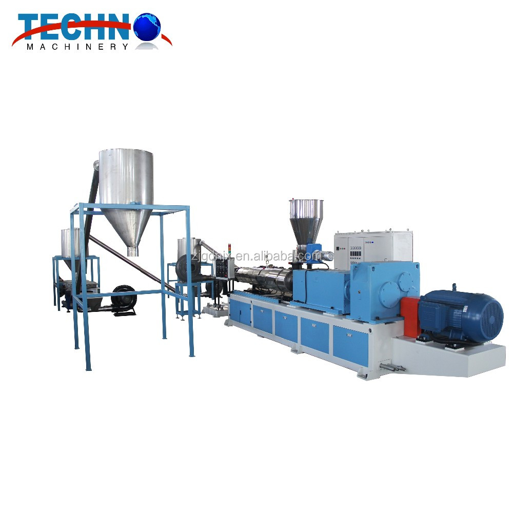 High Efficiency PE PP Compacting/Agglomerating & Plastic Pelletizing Line