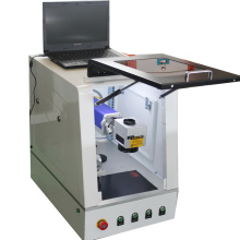 mini Enclosed 30w Military Dog Tag Fiber Laser Labeling Machine