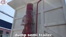3axle 60T Hydraulic Cylinder Dump Semi Trailer