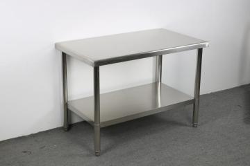 Customizable double layer worktable without back