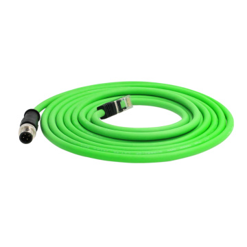 M12 4Pin do Waterproof Ethernet Cable Ethernet Cable