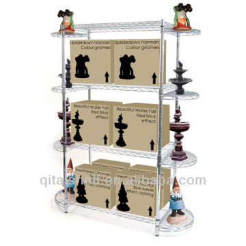 WHALE multi-purpose multilayer adjustable free standing wire display racks