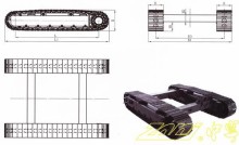 12 ton tracked undercarriage for crawler carrier