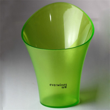 Custom PS Plastic ice bucket Wine Coolers