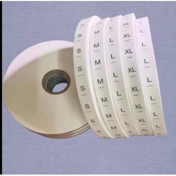 Customized Offest Printed Thick Nylon Taffeta Care Label Rolls for Clothing Label