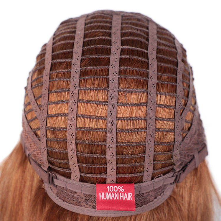 Aisi Hair Cheap Wholesale Vendor Short Bob Wigs With Bangs Ombre Brown Silky Straight Brazilian Human Hair Wig