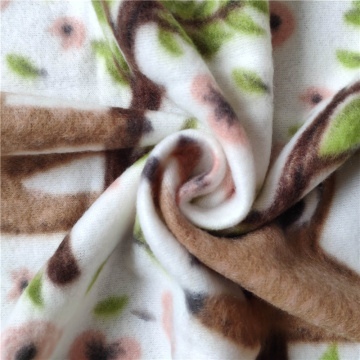 Printed Brushed Polar Fleece Fabric