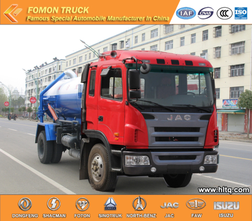 JAC Camion de drainage des eaux usées 10000L