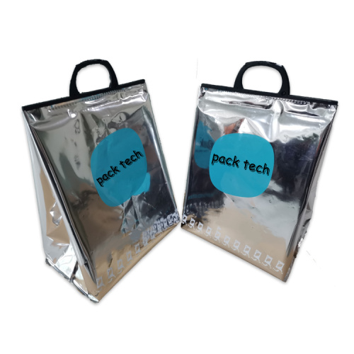 Custom Cooler Bags with Plastic Handle