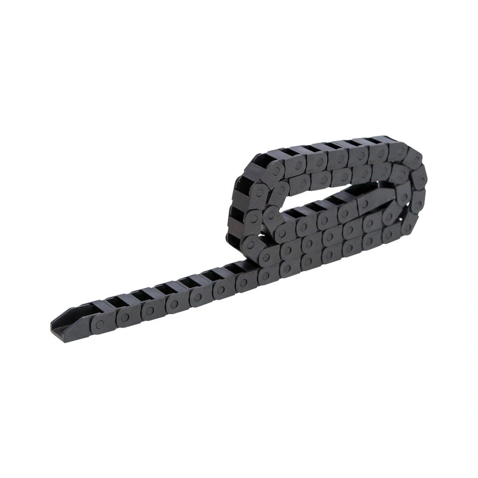 Plastic Drag Chain Cable Carrier Closed Type With End Connectors R28 15 X 40mm L1000mm For - View #5