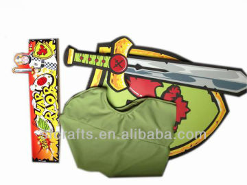 EVA sword weapon toy set,EVA foam sword,Foam shield,High dense PU Foam Shield