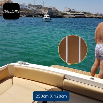 Melors Antislip EVA Yacht Decking Faux Teak Sheet