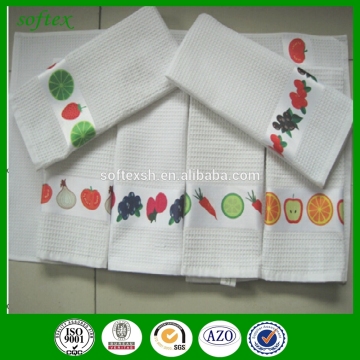 Cotton kitchen towel,custom tea towel printing