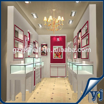 Jewellery exhibit cabinet/ Glass&MDF display shelf